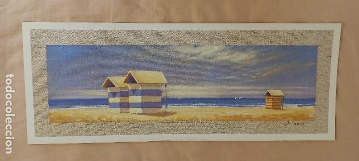 Kunst: LAMINA. 65 x 25 cm. P. PASCAL CESSOU. CABINES 1. EDITIONS DU MARRONNIER. PLAYA