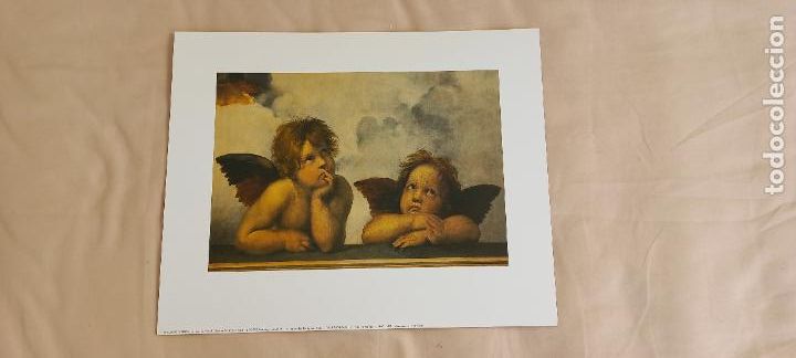 Kunst: LAMINA. 24 x 30 cm. SANZIO RAFFAELLO. MADONNA DI SAN SISTO. EUROGRAPHICS. RAF 1401