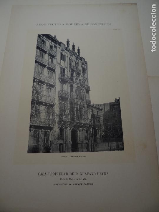 Art: CASA PROPIEDAD DE D. GUSTAVO PEYRA. CALLE MALLORCA N&ordm; 285