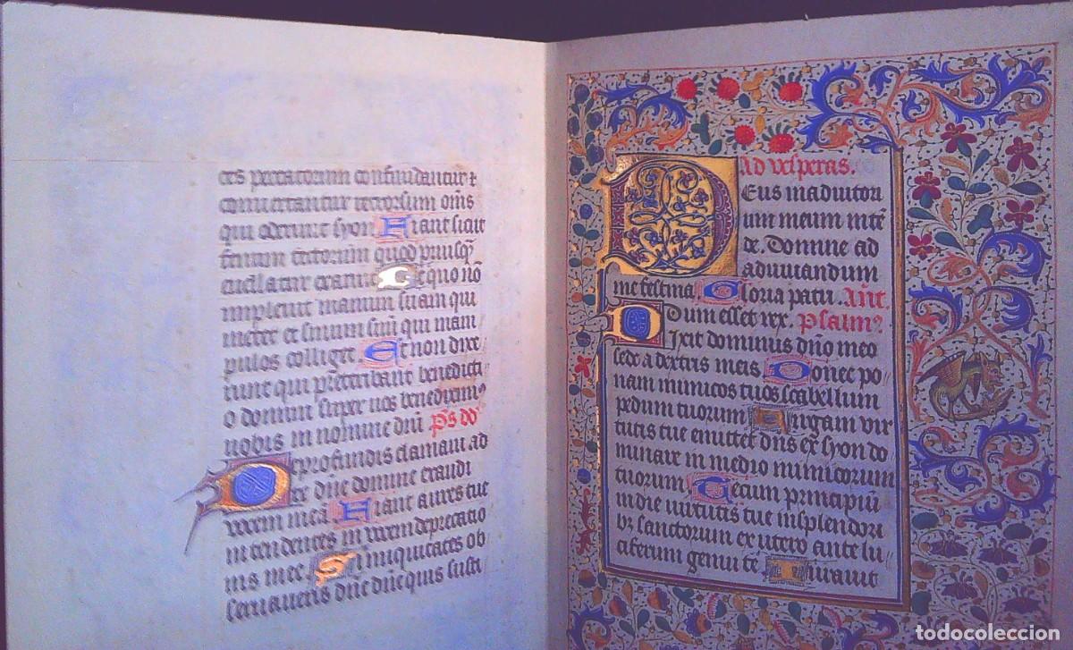 Arte: LAMINA FACSIMIL LIBRO DE HORAS DE VRELANT. ILUMINADA 3 - Foto 1