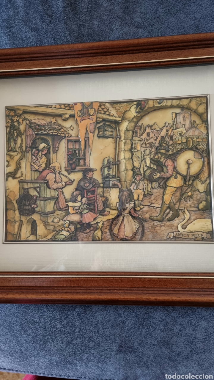 Arte: 2 CUADROS ANTON PIECK ( VARIAS LAMINAS) - Foto 2