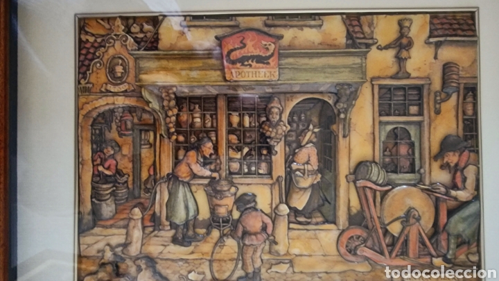 Arte: 2 CUADROS ANTON PIECK ( VARIAS LAMINAS) - Foto 3
