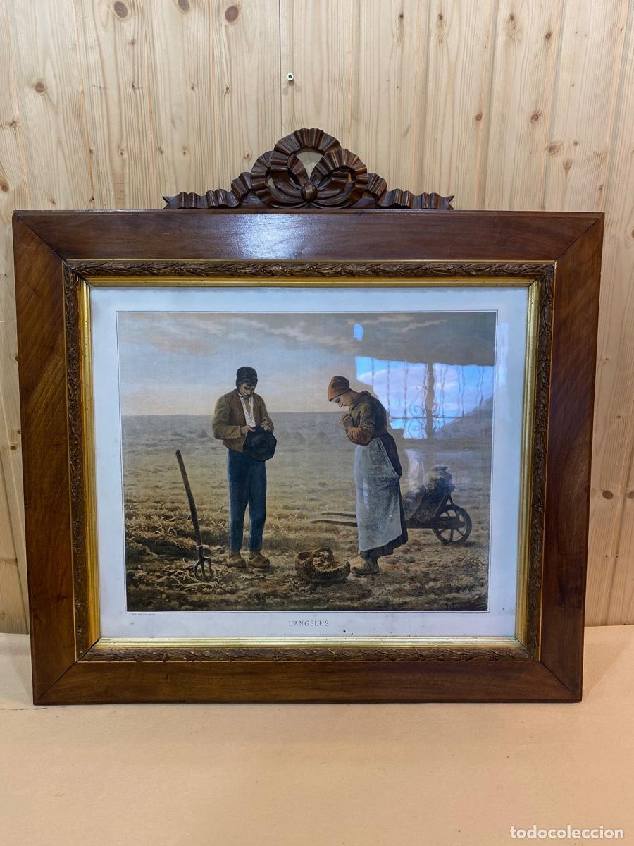 Arte: -CUADRO LAMINA EN MARCO DE MADERA - Foto 2