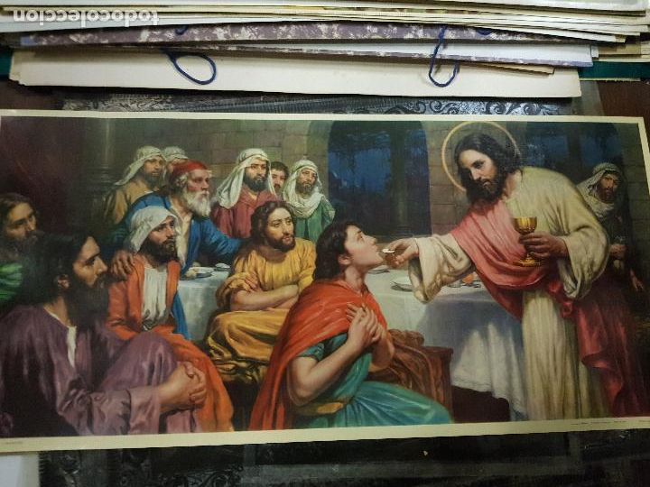 Arte: LA CENA DE LAS COMUNIONES 36X78 CM - Foto 1