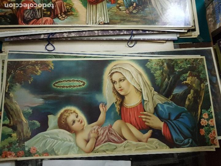 Arte: PRESENTIMIENTO DE LA SANTISIMA VIRGEN 36X78 CM - Foto 1