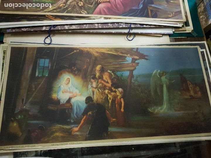 Arte: EL NACIMIENTO DEL NI&Ntilde;O JESUS 36X78 CM