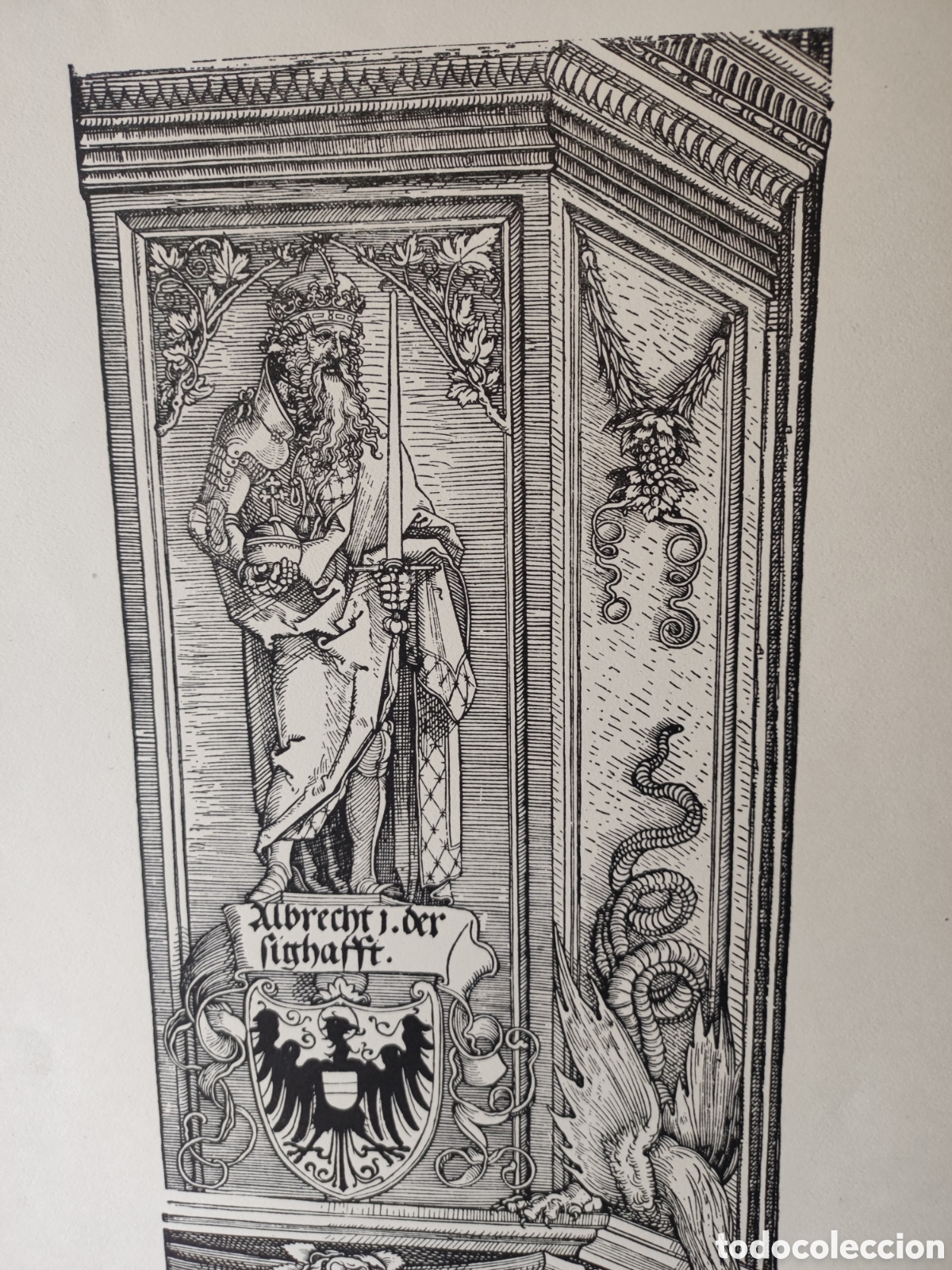 Arte: Fascimil grabado Antiguo - Foto 2