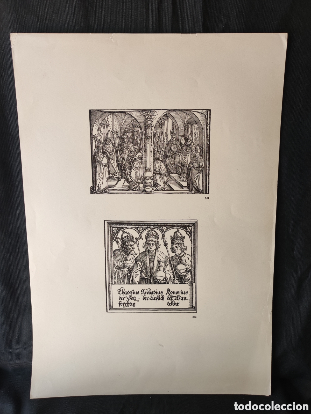 Arte: Fascimil grabado Antiguo - Foto 1