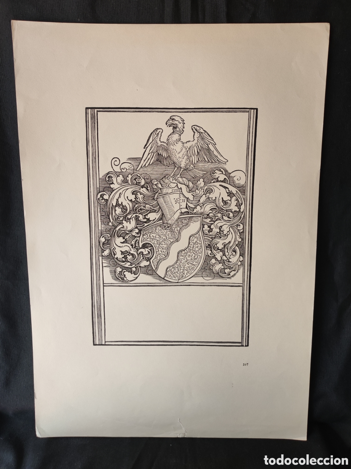Arte: Fascimil grabado Antiguo - Foto 1