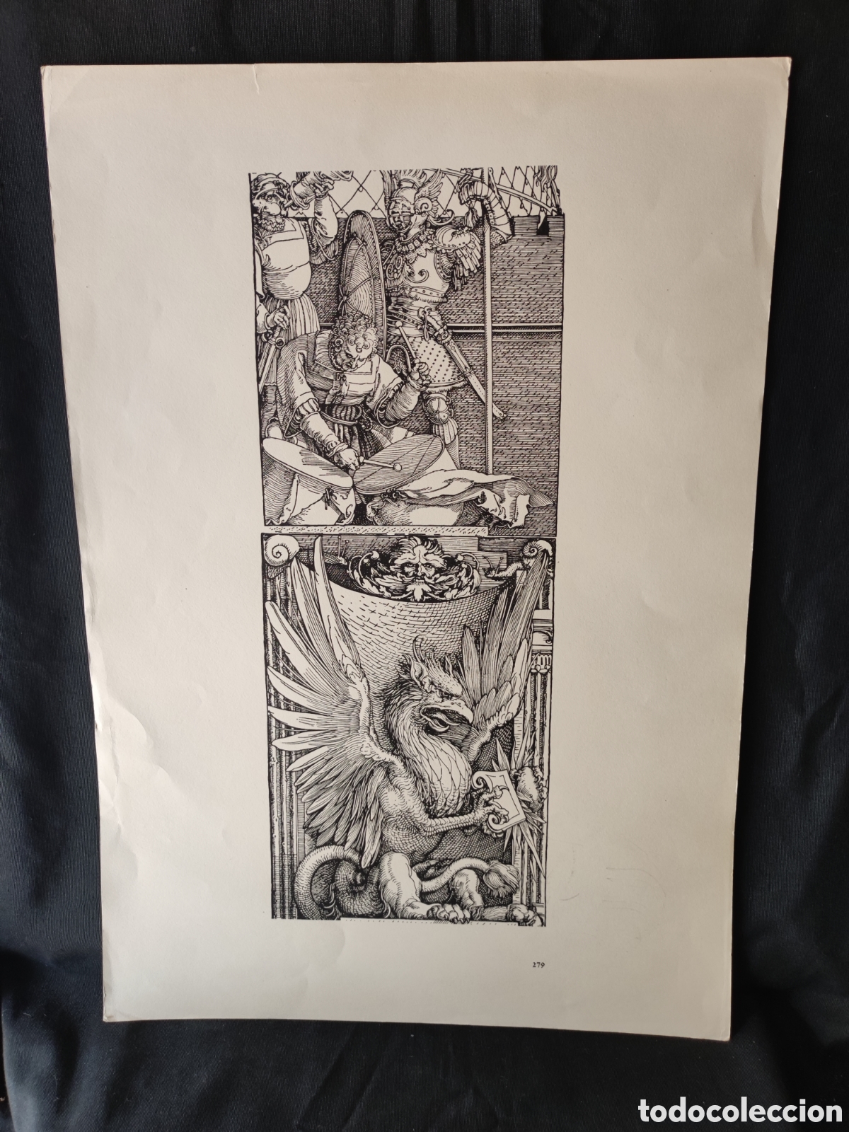 Arte: Fascimil grabado Antiguo - Foto 1