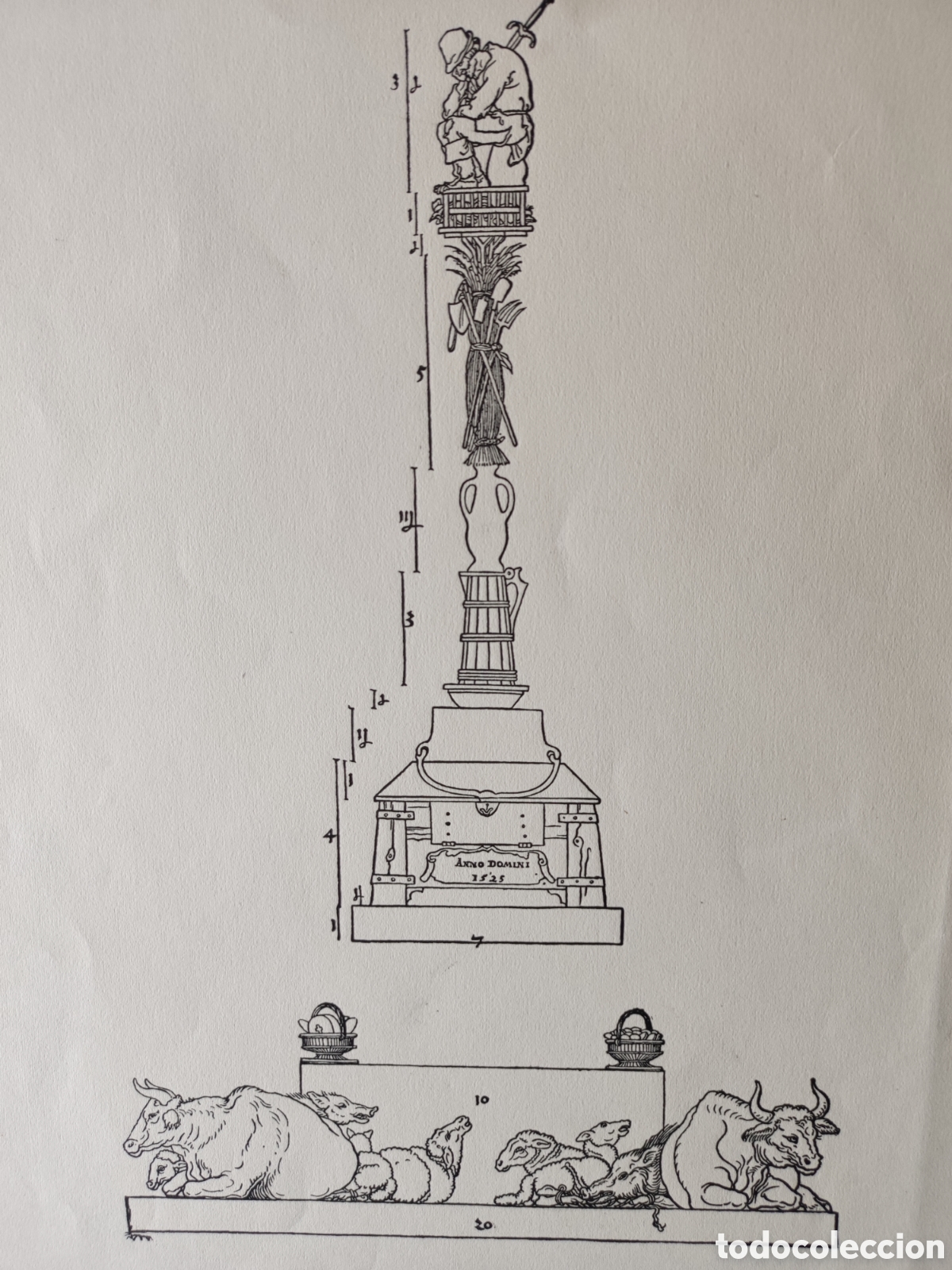 Arte: Fascimil grabado Antiguo - Foto 2