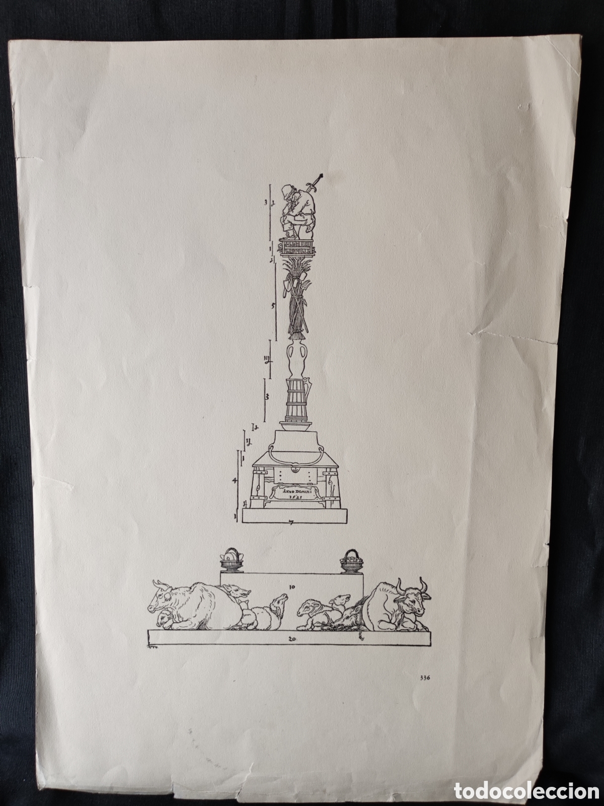 Arte: Fascimil grabado Antiguo - Foto 1