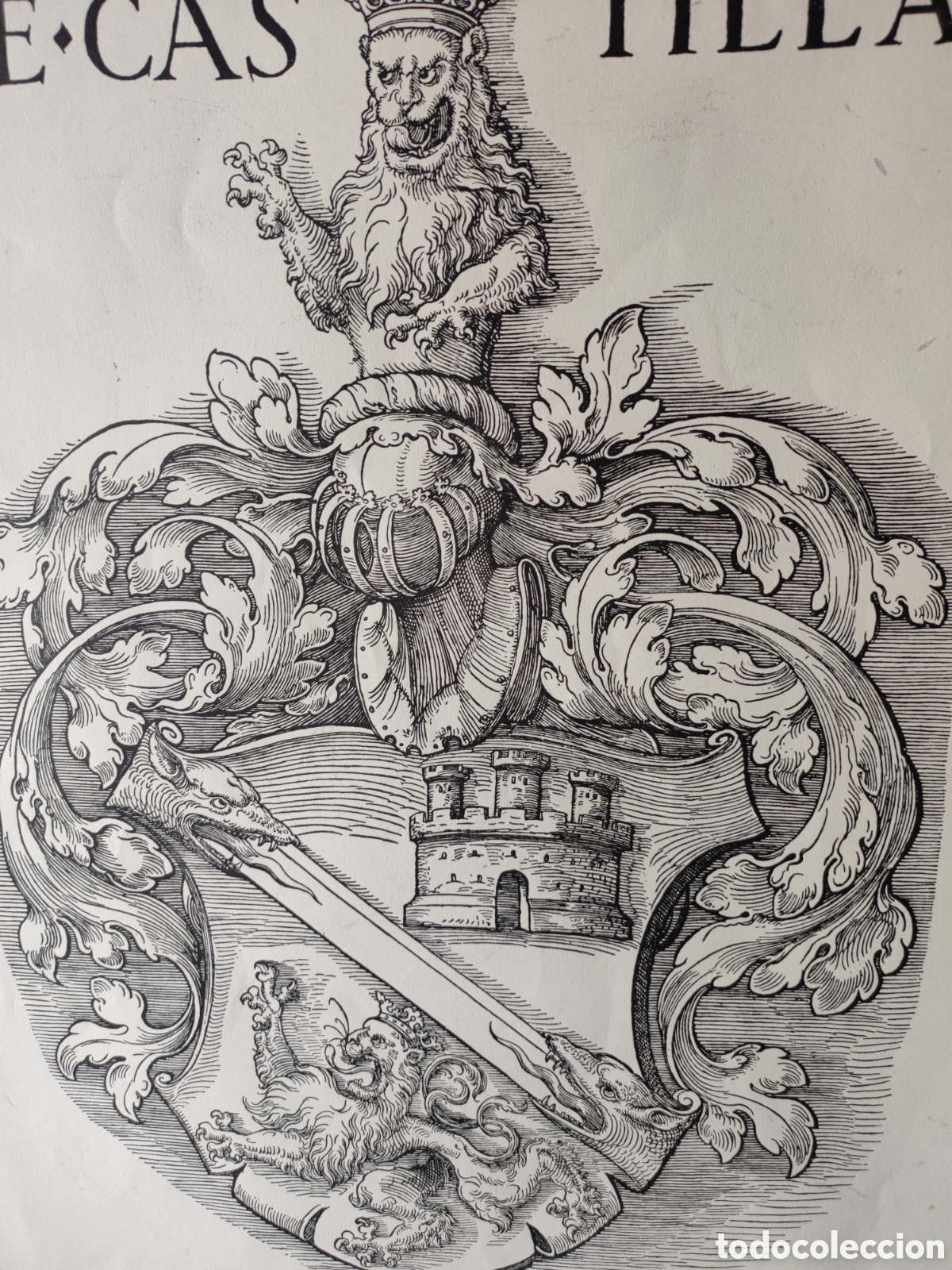 Arte: Fascimil grabado Antiguo - Foto 2