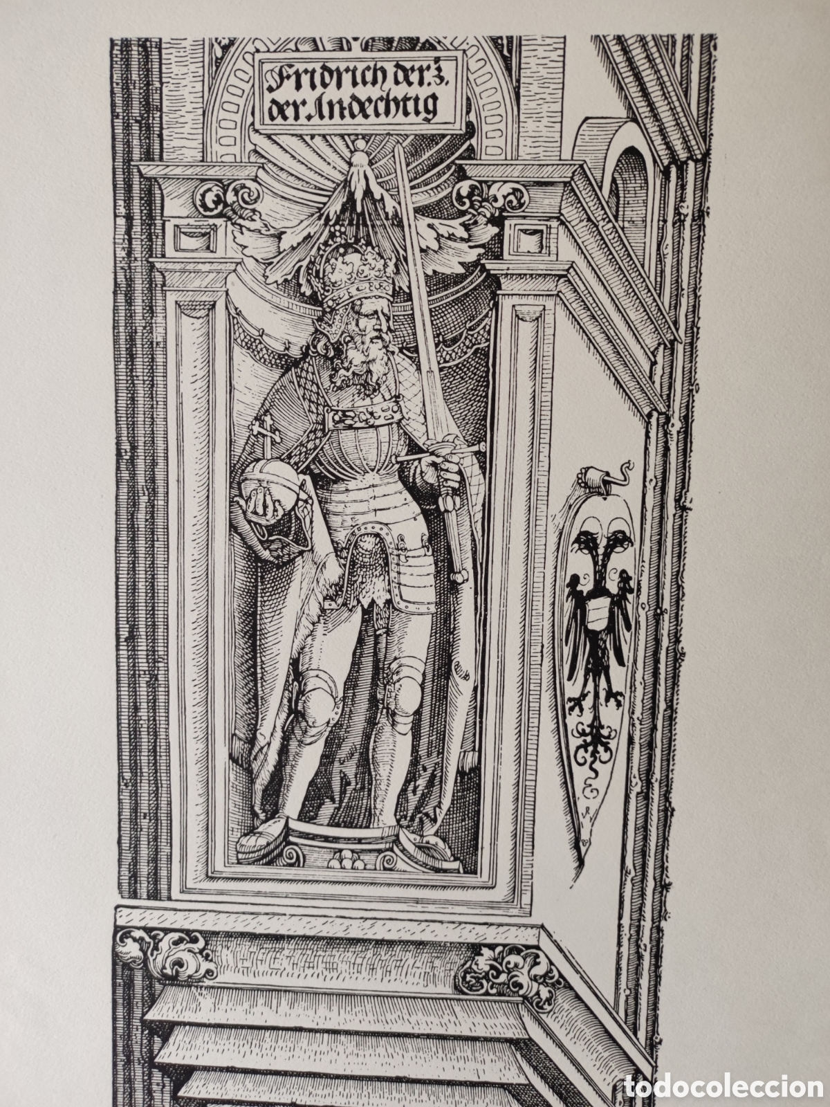 Arte: Fascimil grabado Antiguo - Foto 2