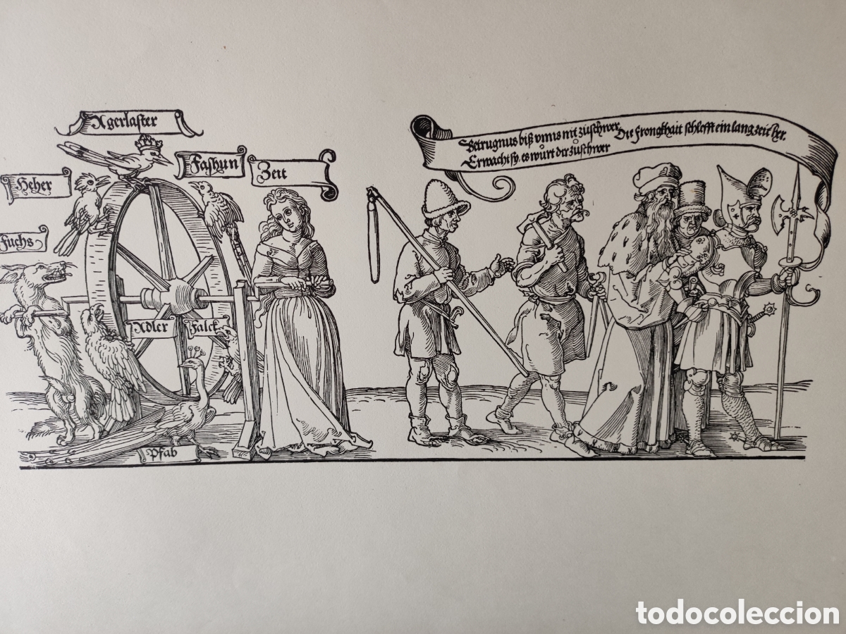 Arte: Fascimil grabado Antiguo - Foto 2