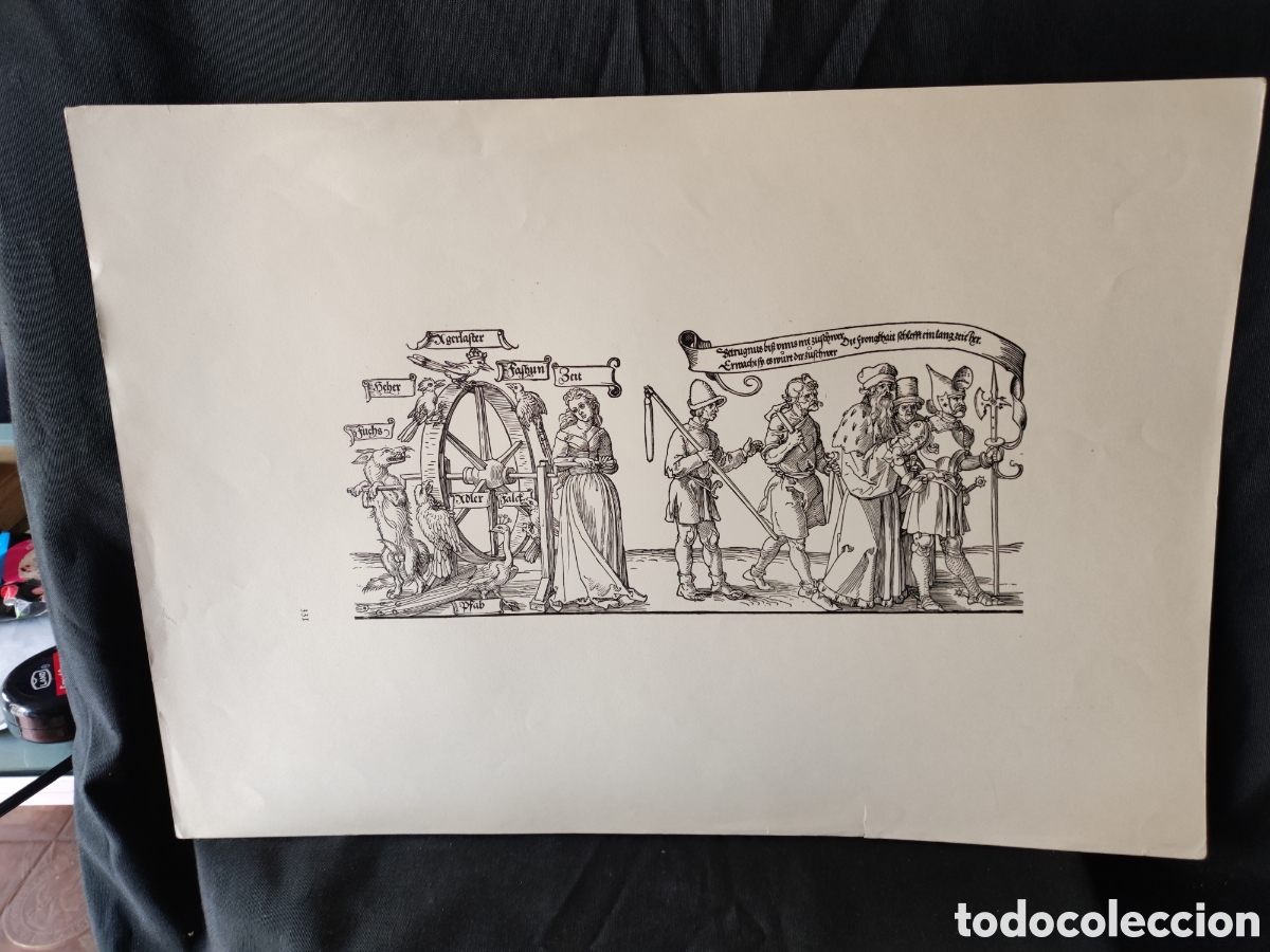Arte: Fascimil grabado Antiguo - Foto 1