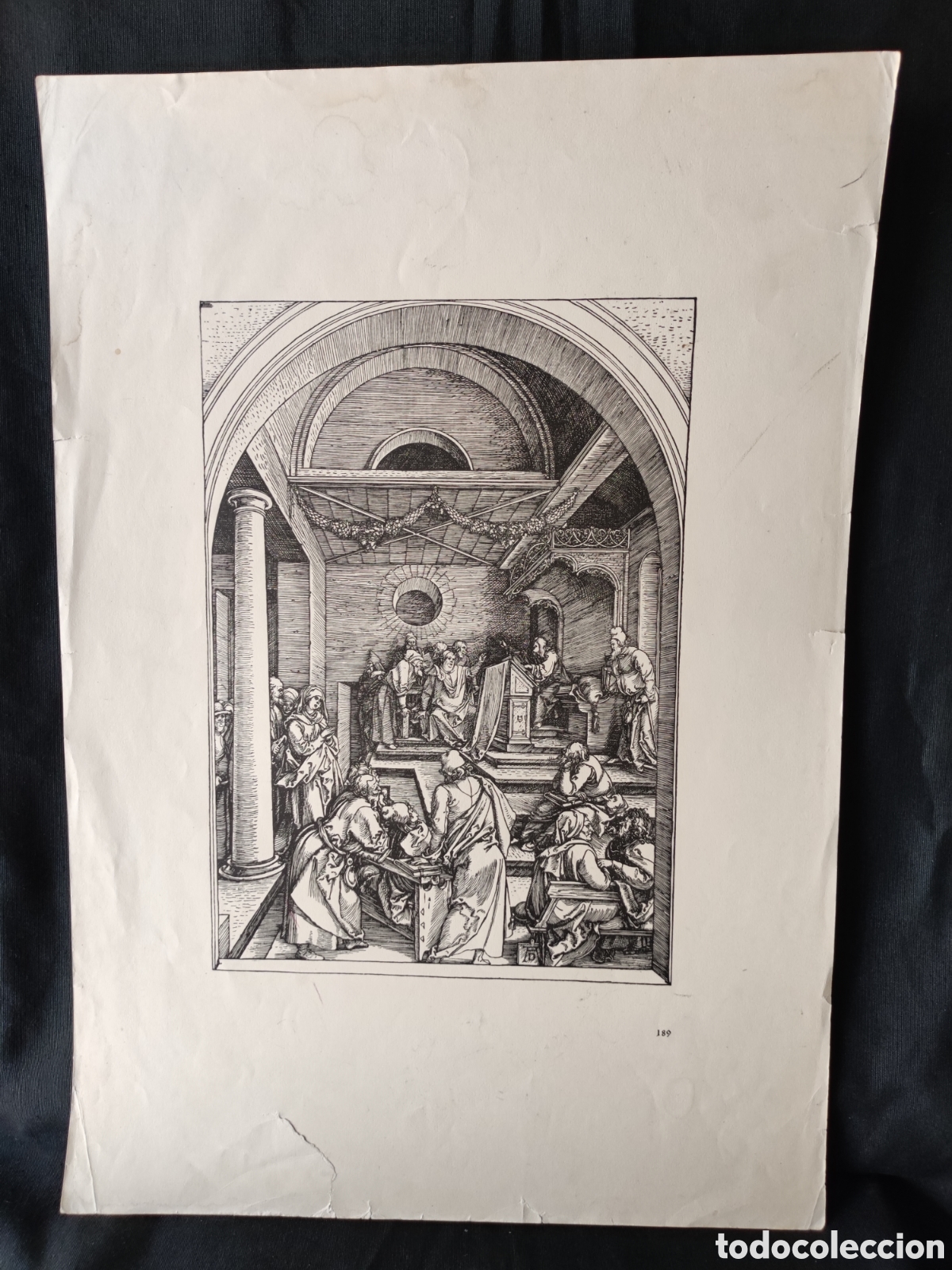 Arte: Fascimil grabado Antiguo - Foto 1