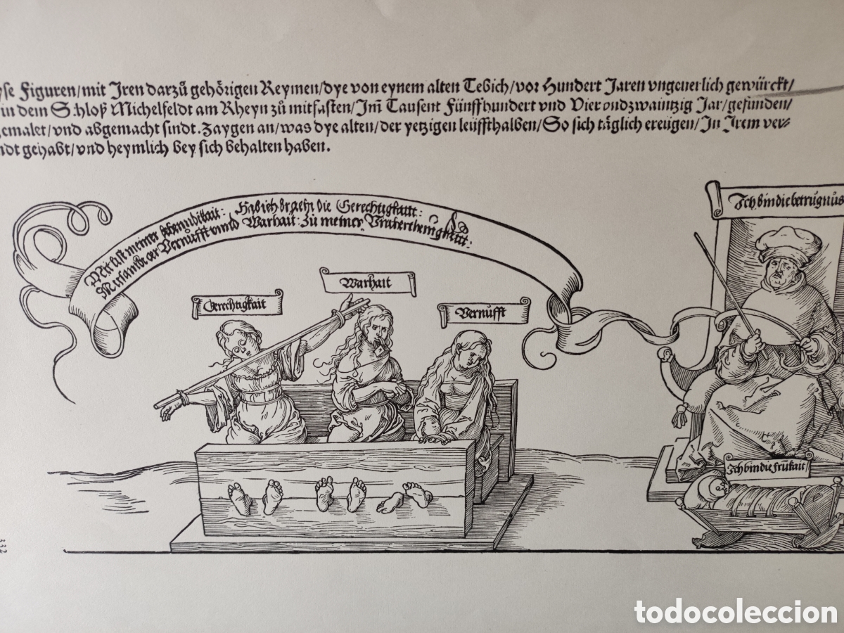 Arte: Fascimil grabado Antiguo - Foto 2