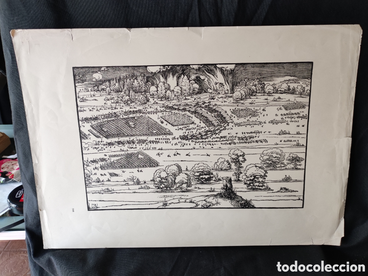 Arte: Fascimil grabado Antiguo - Foto 1