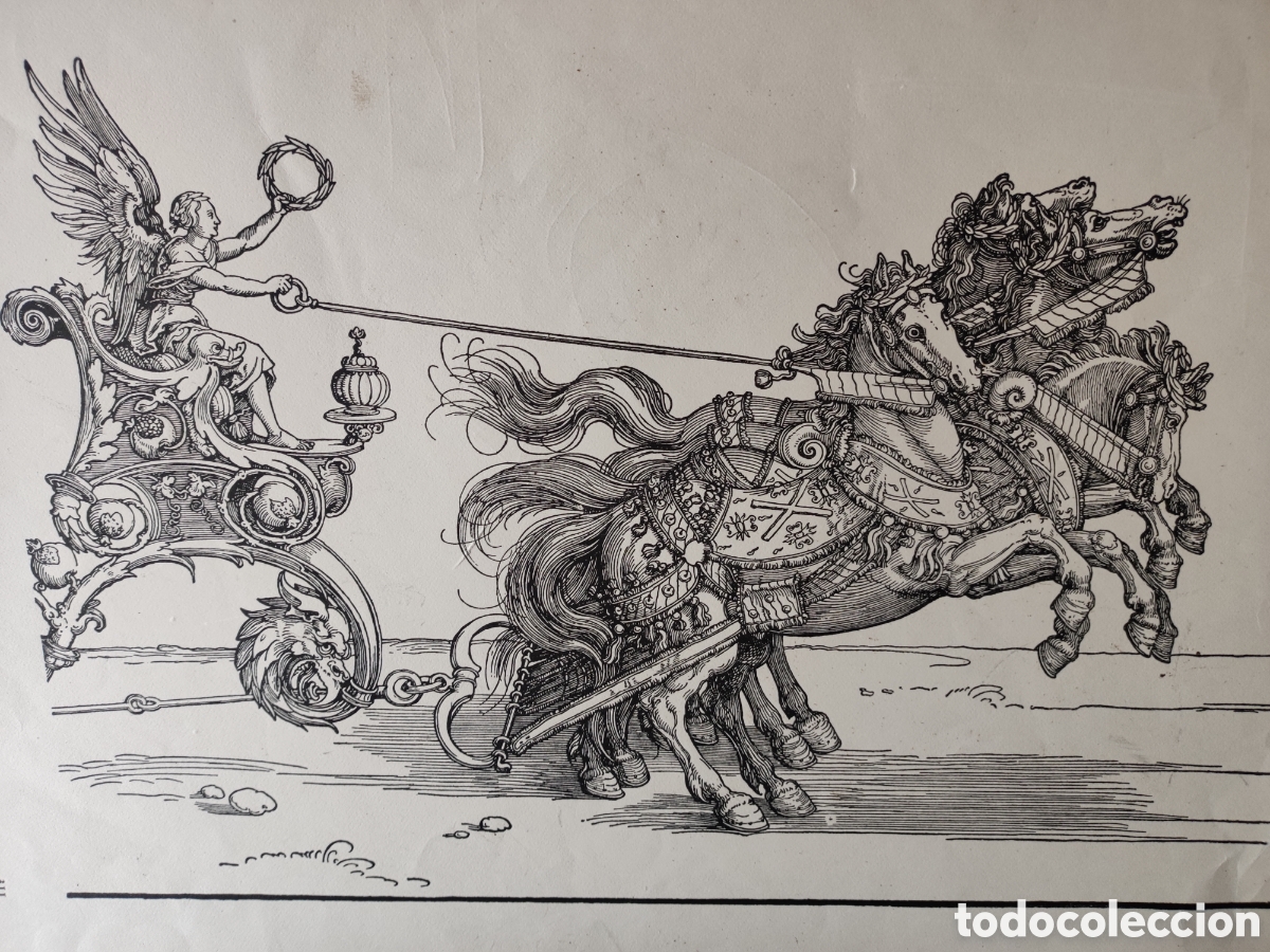 Arte: Fascimil grabado Antiguo - Foto 2