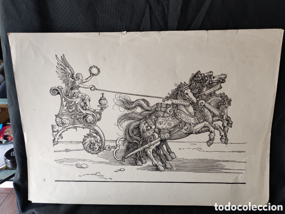 Arte: Fascimil grabado Antiguo - Foto 1