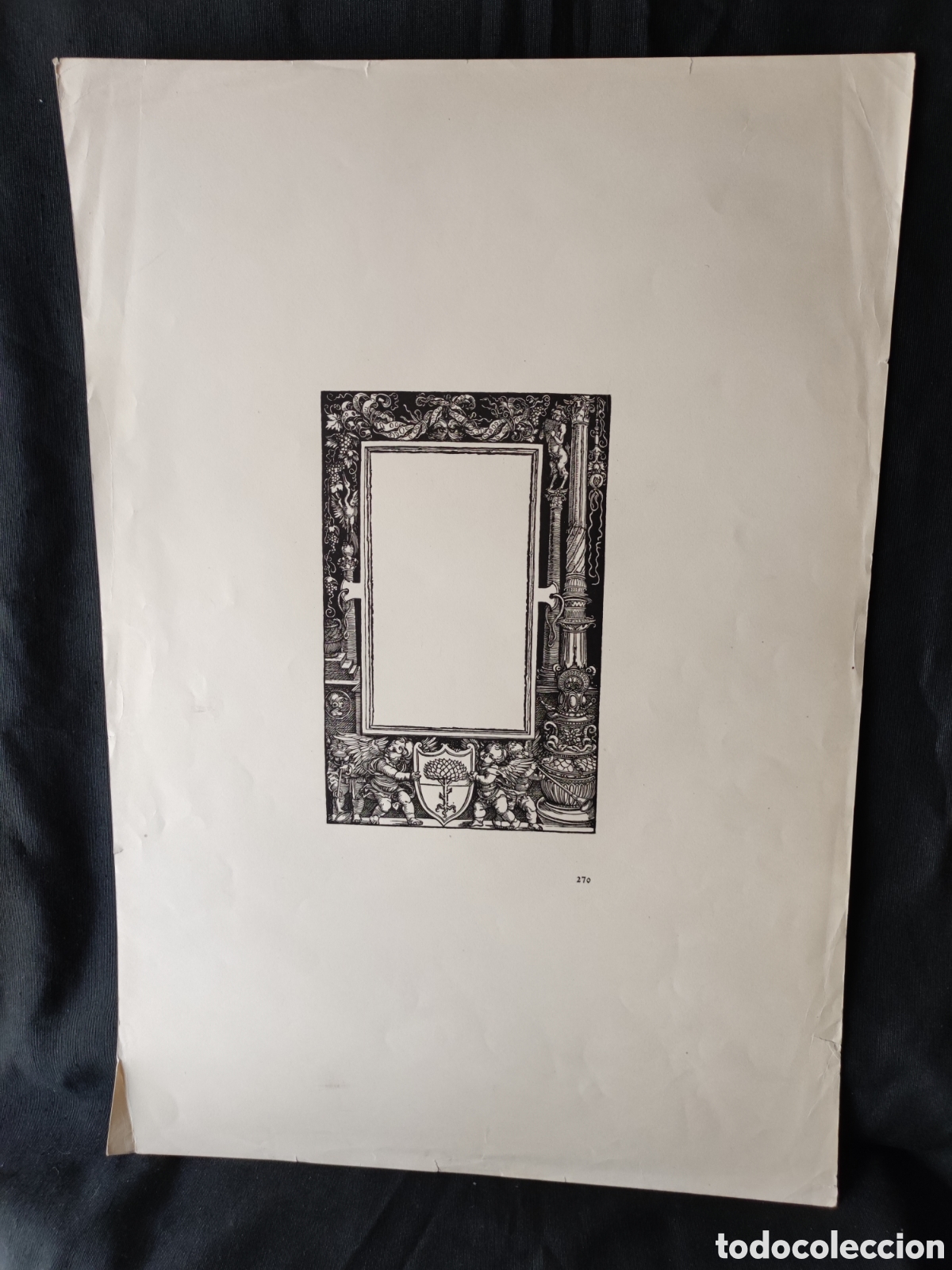 Arte: Fascimil grabado Antiguo - Foto 1