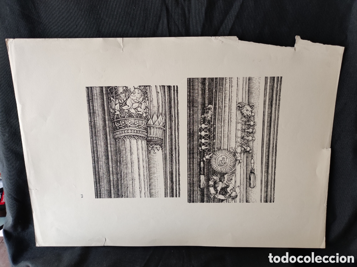 Arte: Fascimil grabado Antiguo - Foto 1