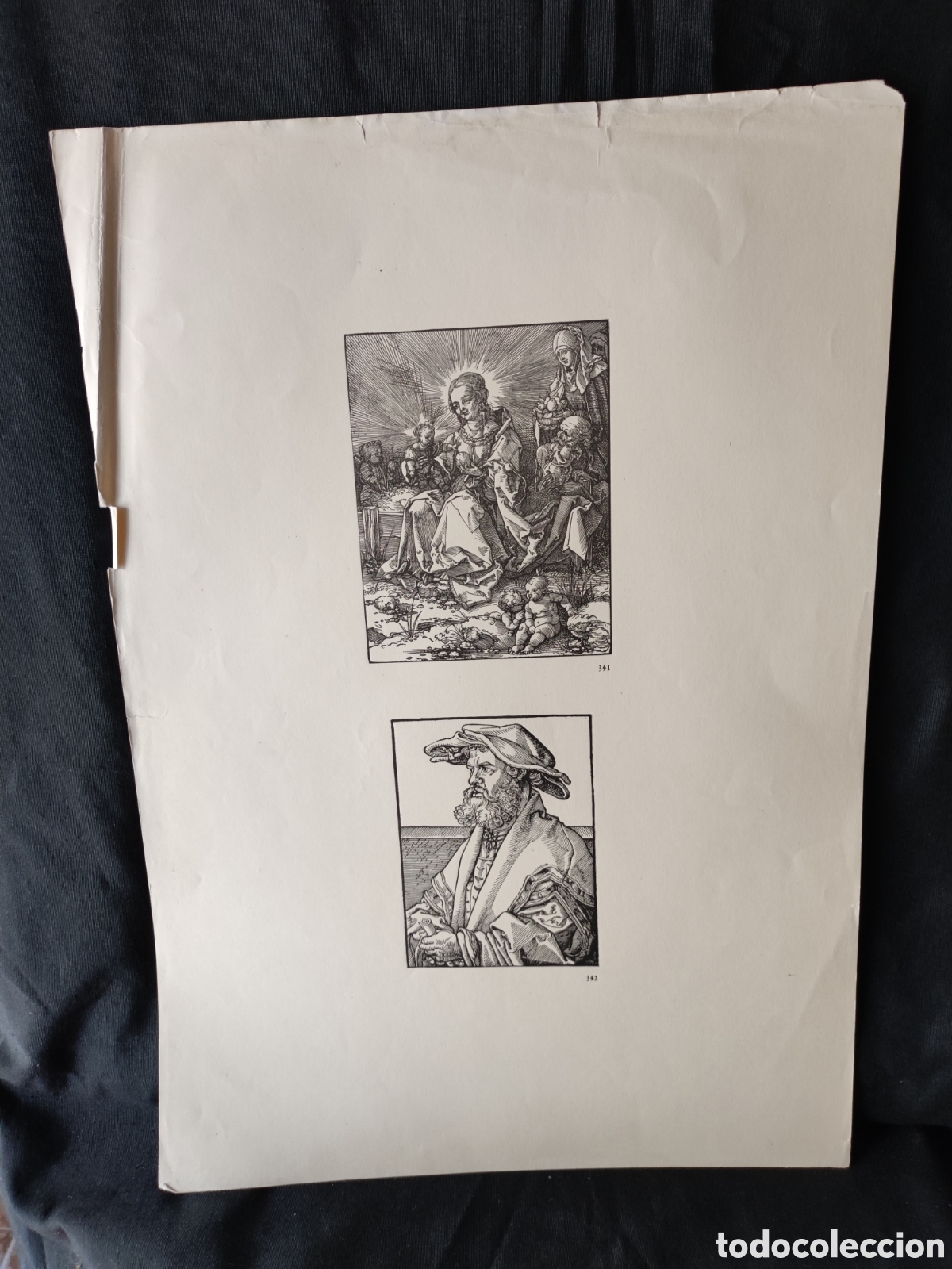 Arte: Fascimil grabado Antiguo - Foto 1