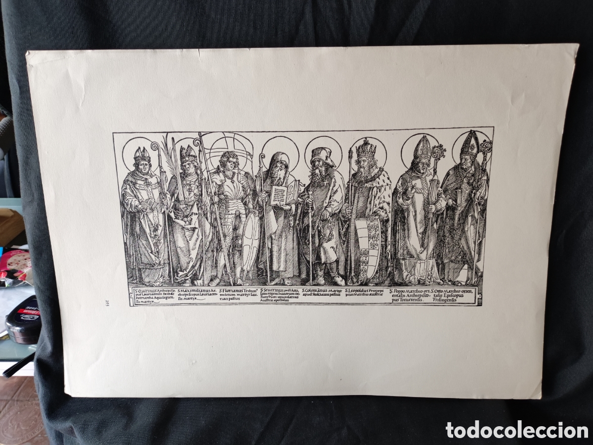 Arte: Fascimil grabado Antiguo - Foto 1