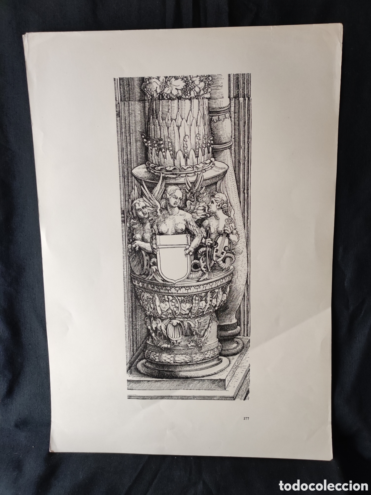 Arte: Fascimil grabado Antiguo - Foto 1