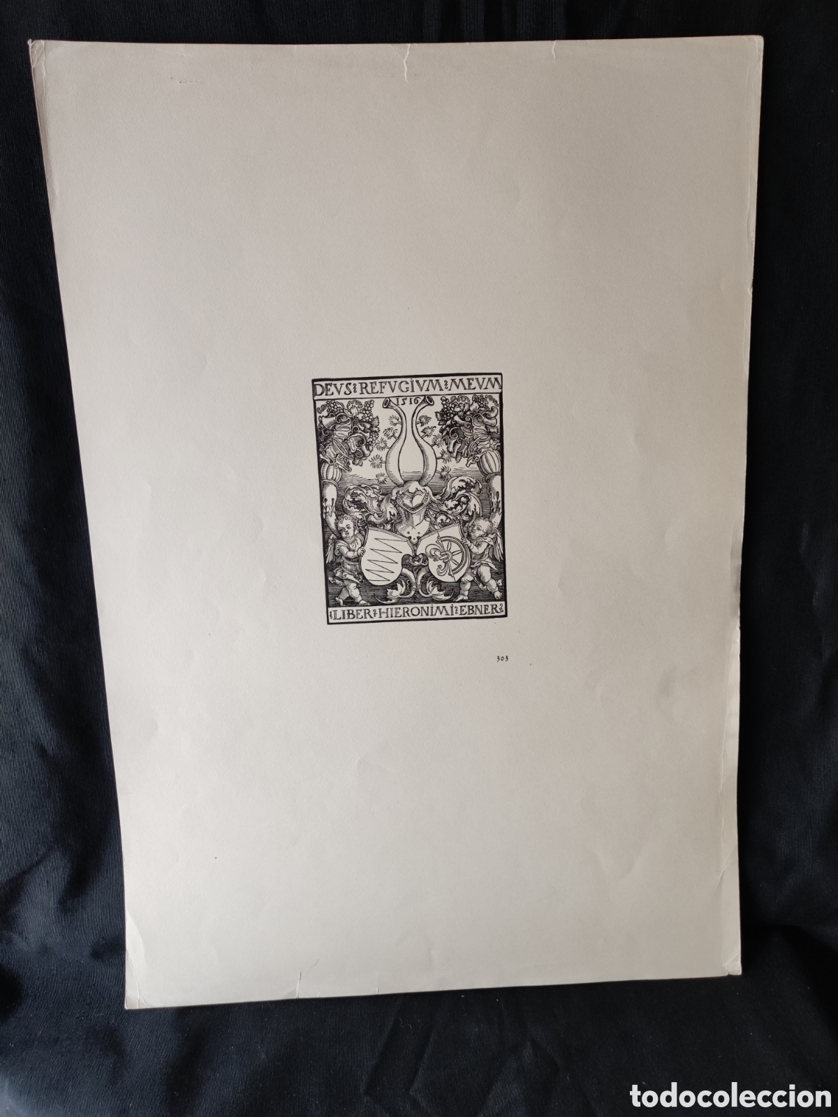 Arte: Fascimil grabado Antiguo - Foto 1