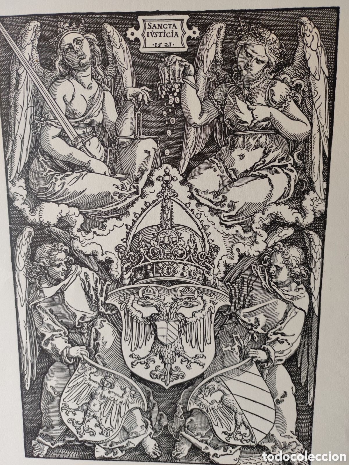 Arte: Fascimil grabado Antiguo - Foto 2