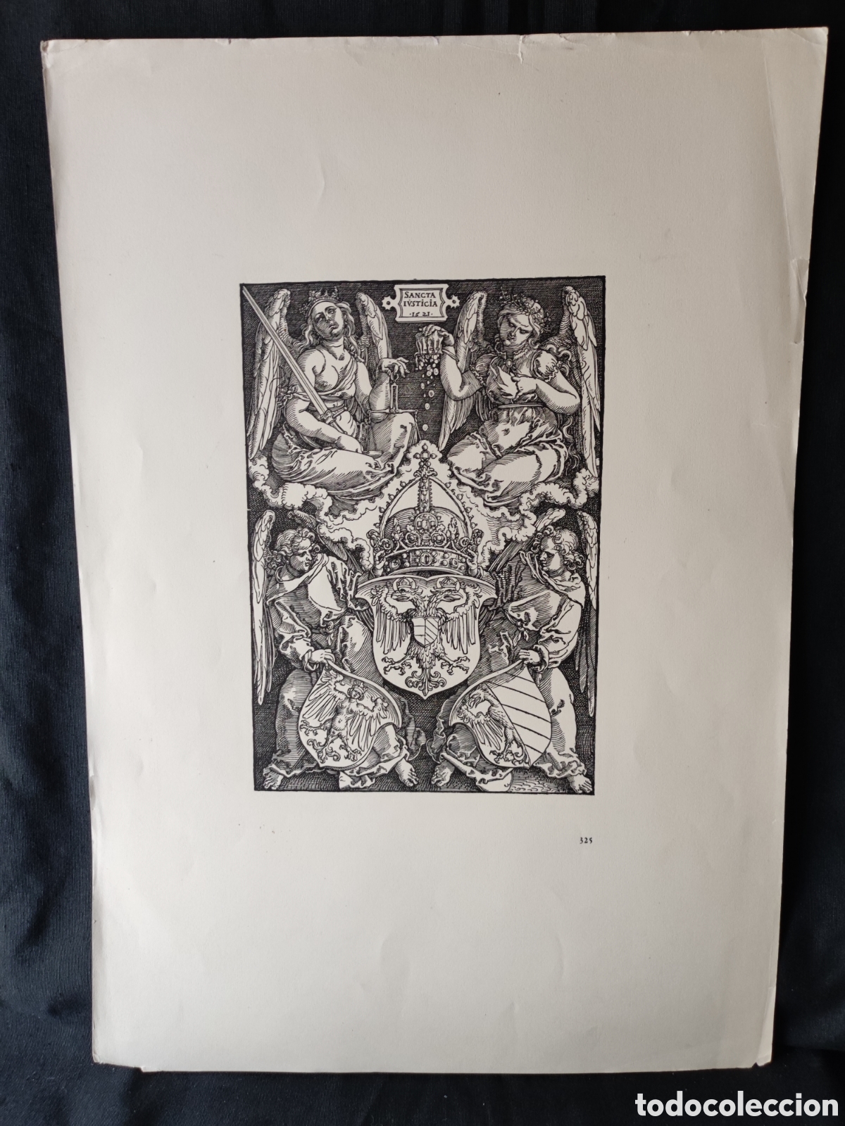 Arte: Fascimil grabado Antiguo - Foto 1