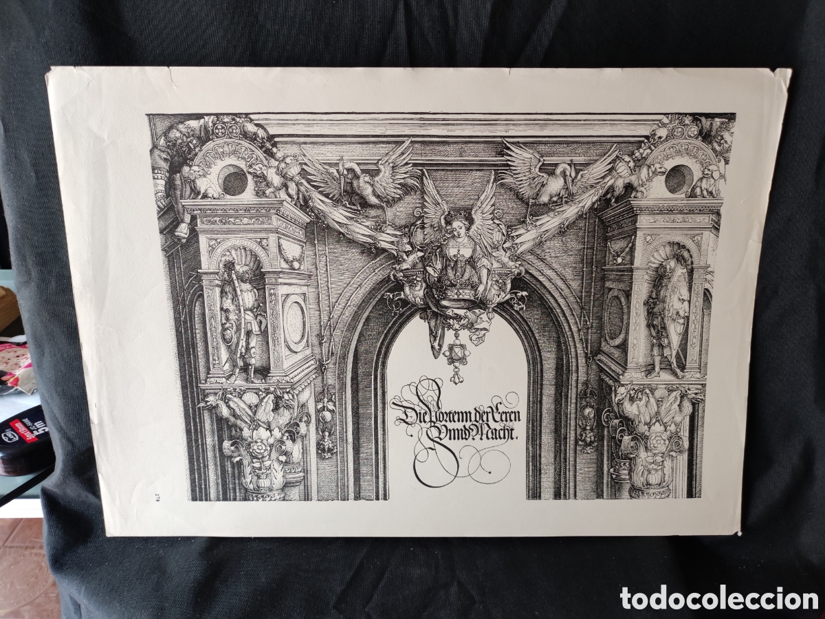 Arte: Fascimil grabado Antiguo - Foto 1