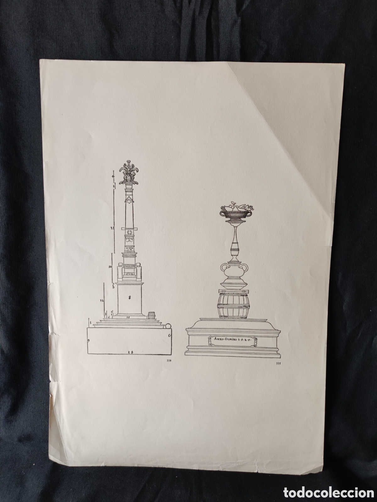Arte: Fascimil grabado Antiguo - Foto 1