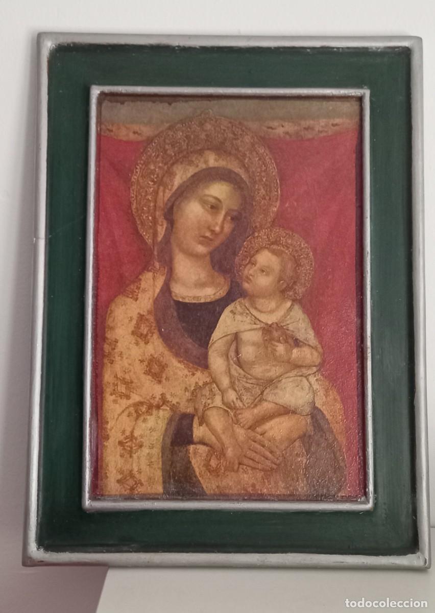 Arte: L&aacute;mina Virgen con ni&ntilde;o - Foto 1