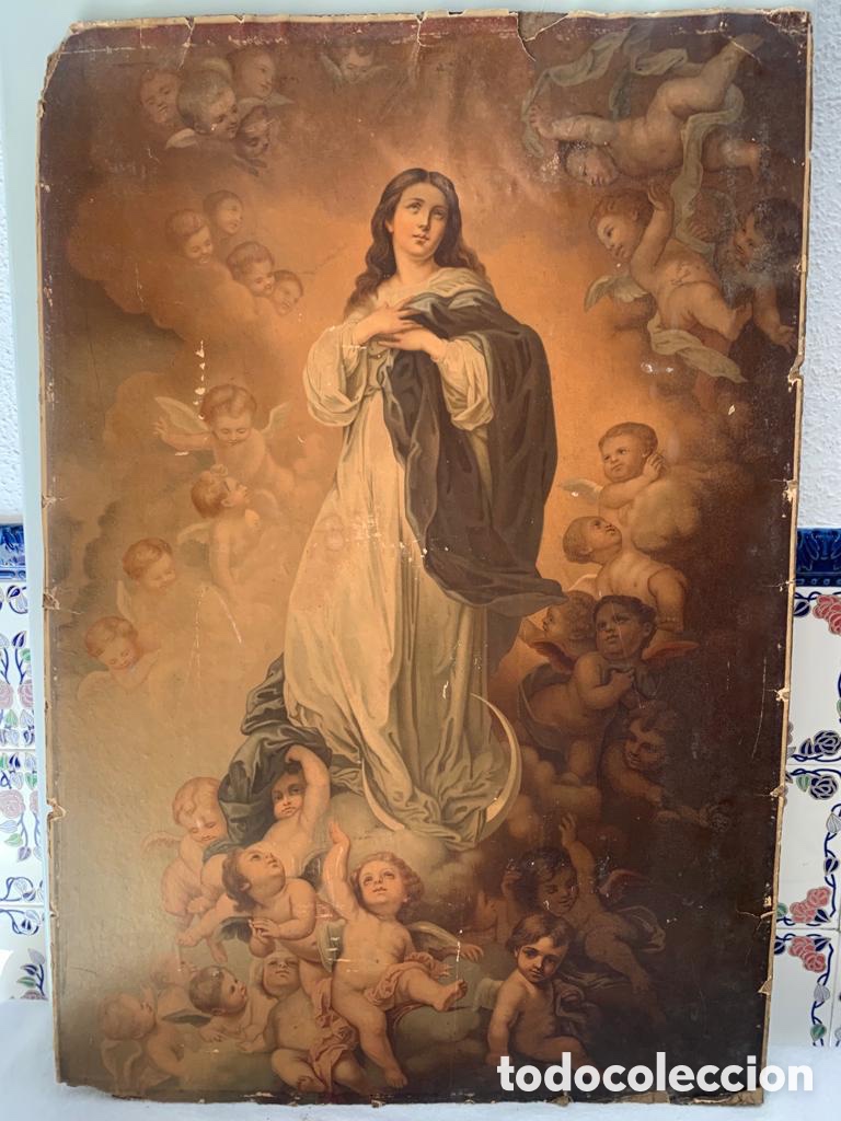 Arte: ANTIGUA L&Aacute;MINA INMACULADA - Foto 1