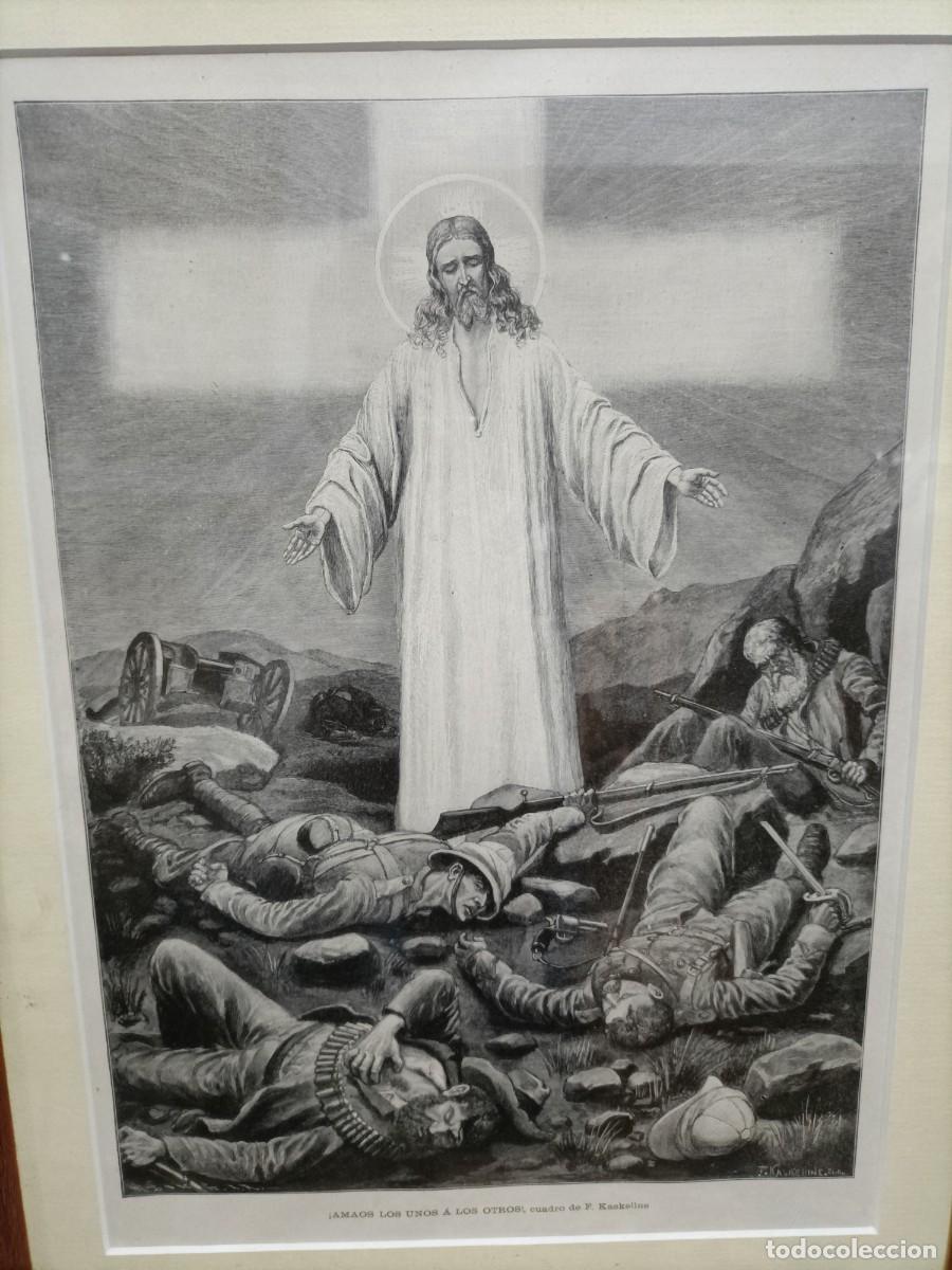 Arte: Ilustraci&oacute;n art&iacute;stica. A&ntilde;o 1900. - Foto 1