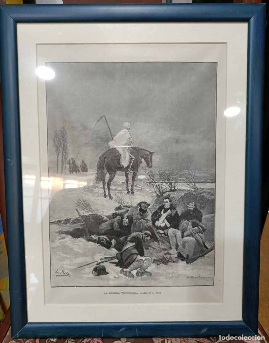 Arte: Ilustraci&oacute;n art&iacute;stica. A&ntilde;o 1900. - Foto 1