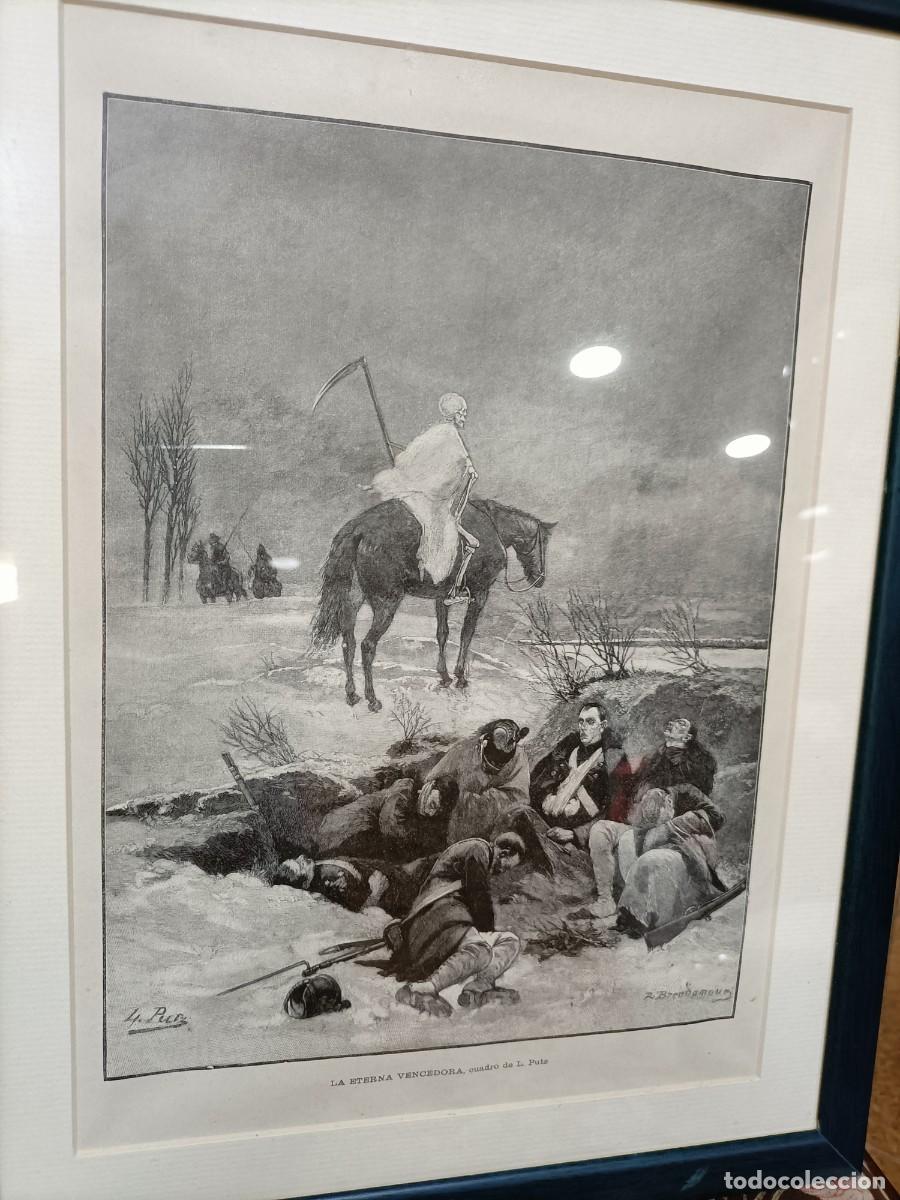 Arte: Ilustraci&oacute;n art&iacute;stica. A&ntilde;o 1900. - Foto 3