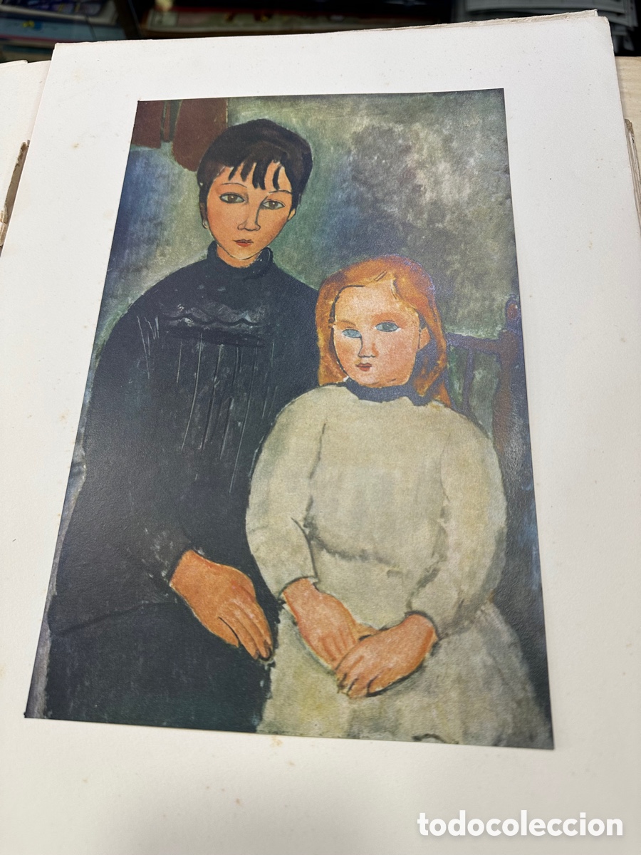 Arte: Precioso libro con l&aacute;minas de modigliani, edicion 1948 - Foto 10