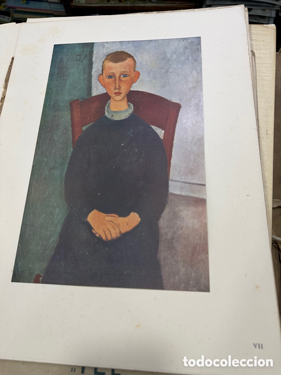 Arte: Precioso libro con l&aacute;minas de modigliani, edicion 1948 - Foto 11