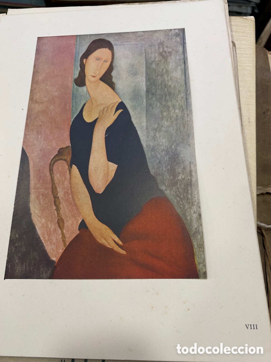 Arte: Precioso libro con l&aacute;minas de modigliani, edicion 1948 - Foto 12