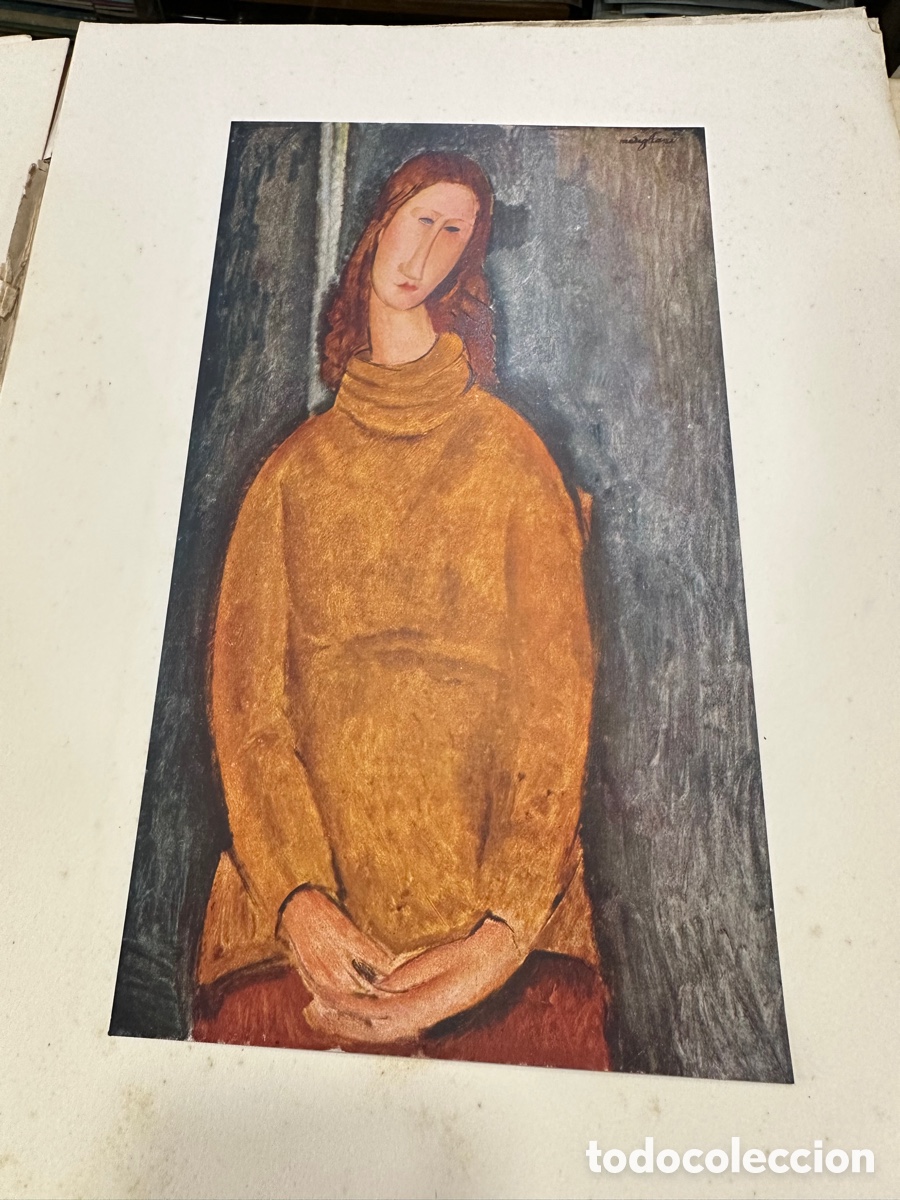 Arte: Precioso libro con l&aacute;minas de modigliani, edicion 1948 - Foto 17