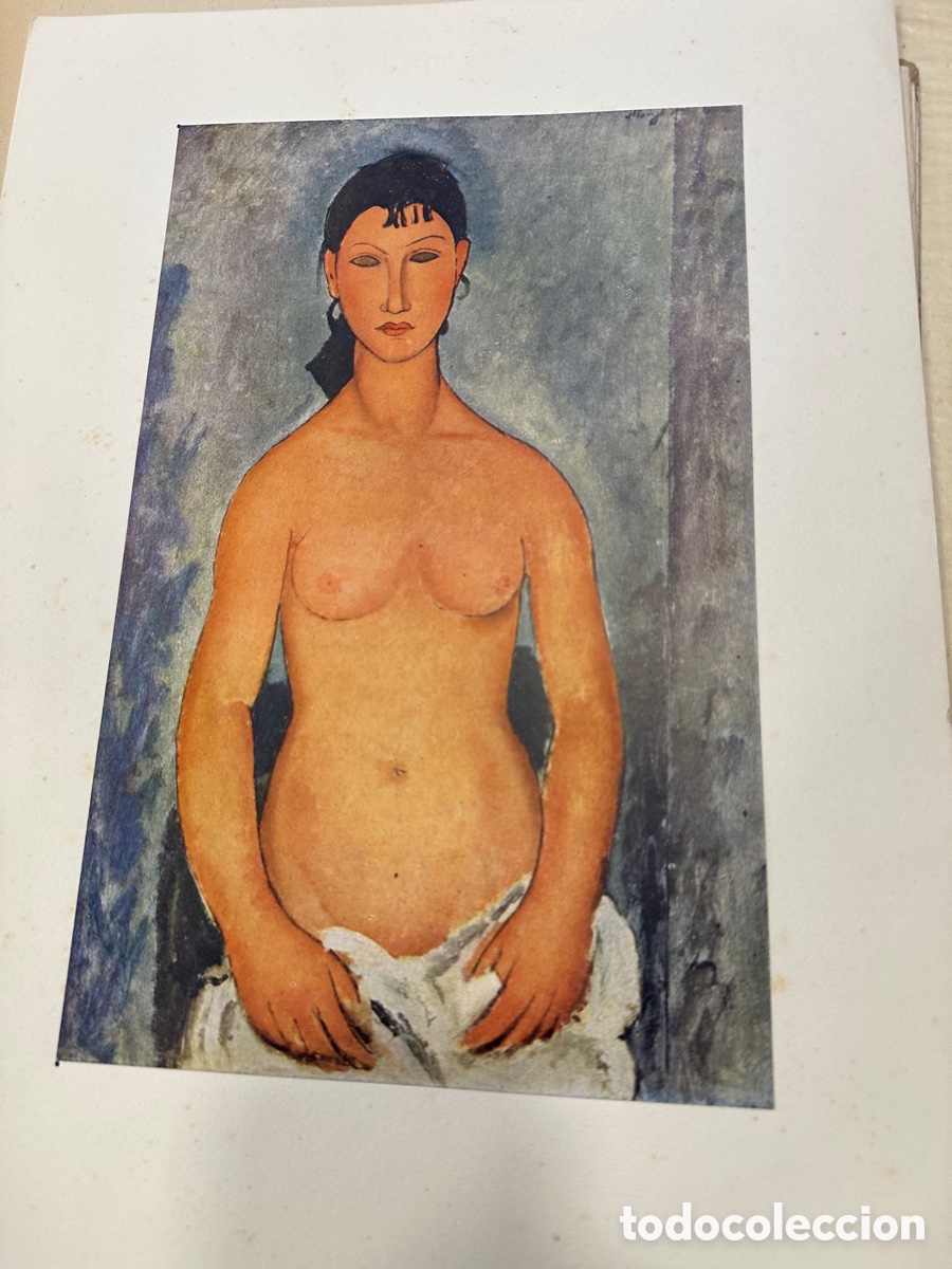Arte: Precioso libro con l&aacute;minas de modigliani, edicion 1948 - Foto 22
