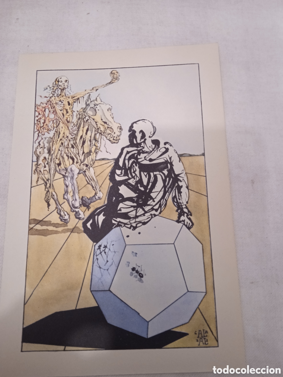 Arte: Lamina antigua de dali - Foto 1