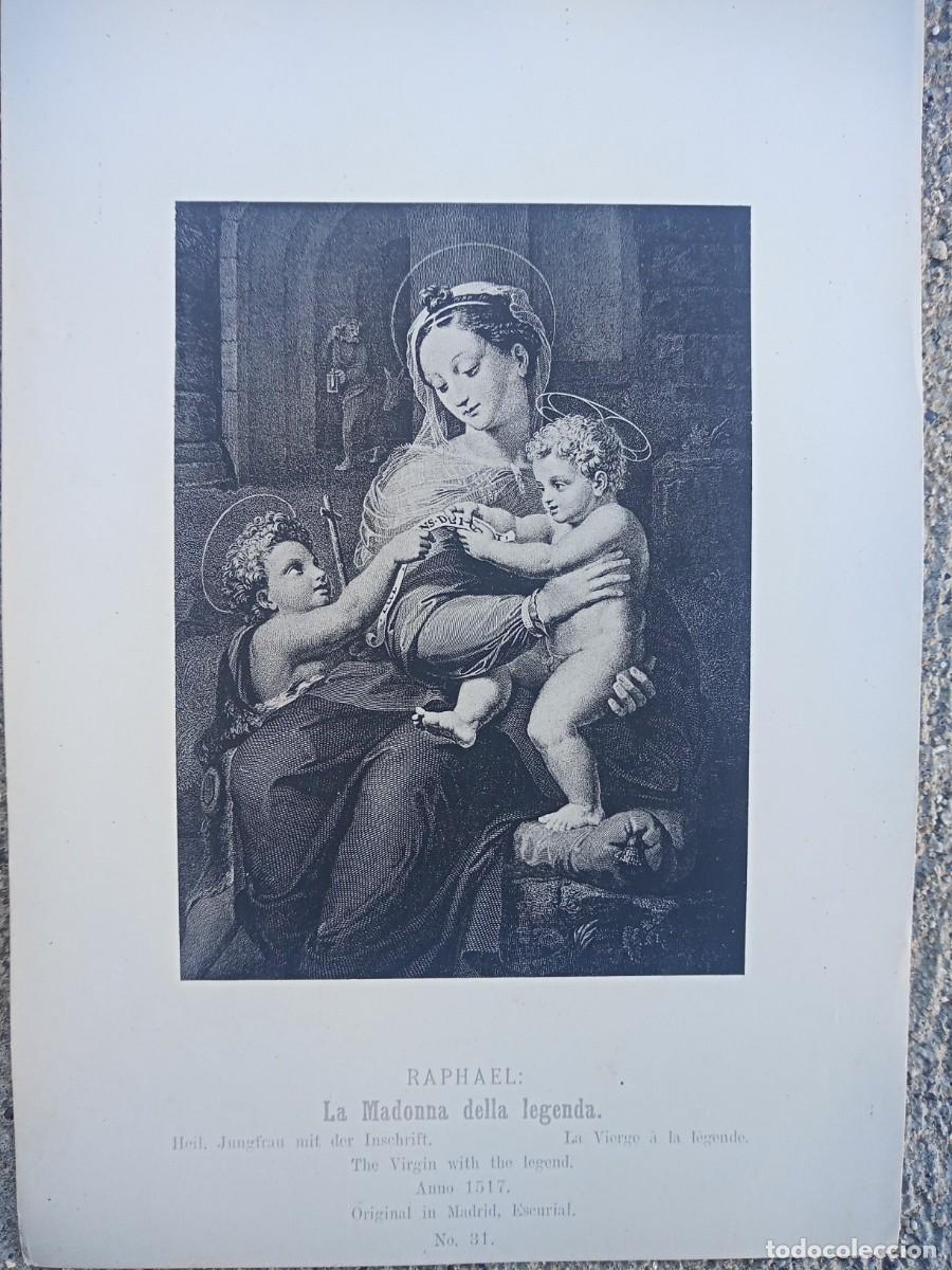 Arte: BONITA LAMINA RELIGIOSA ANTIGUA NUMERADA