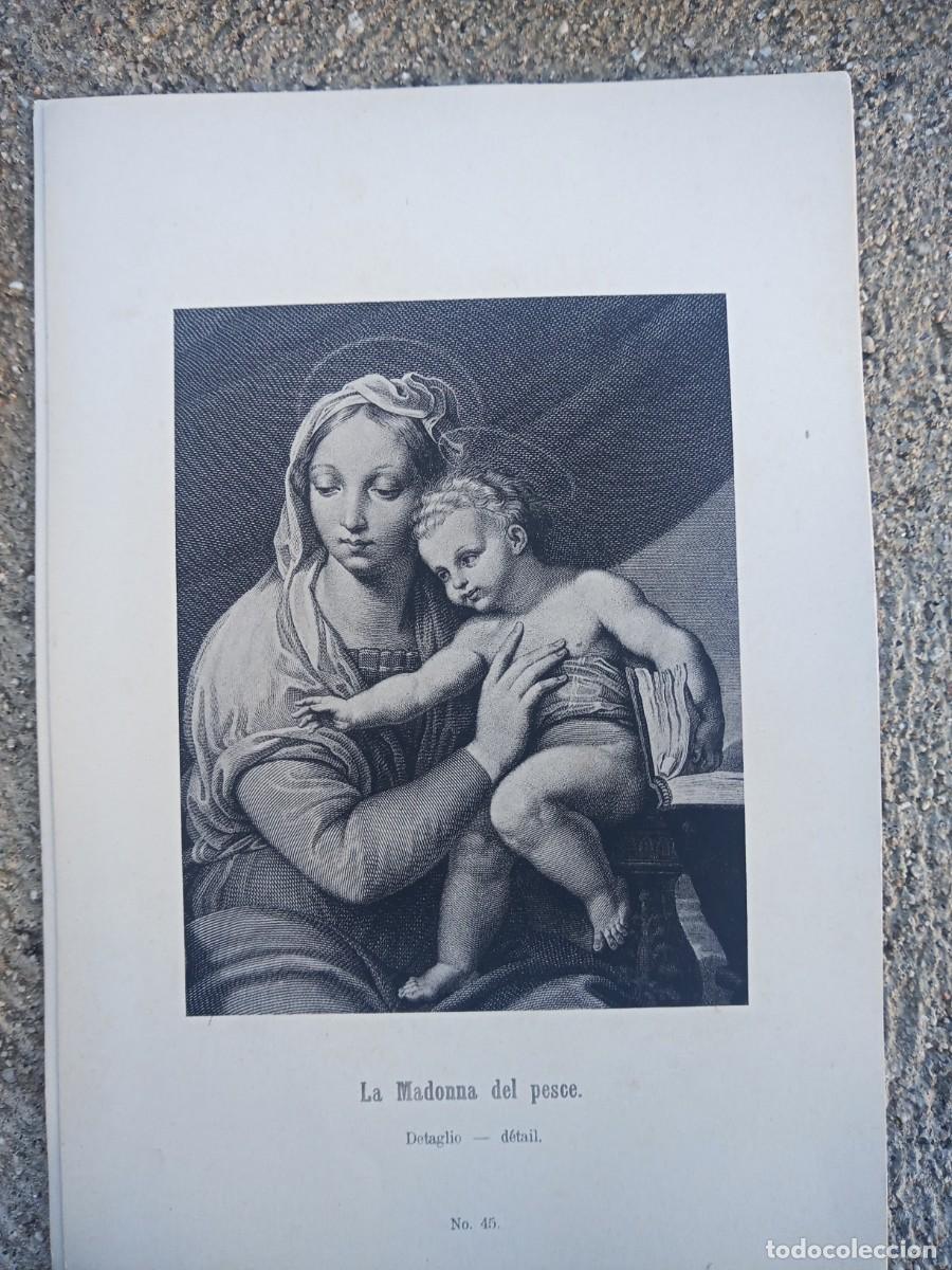 Arte: BONITA LAMINA RELIGIOSA ANTIGUA NUMERADA