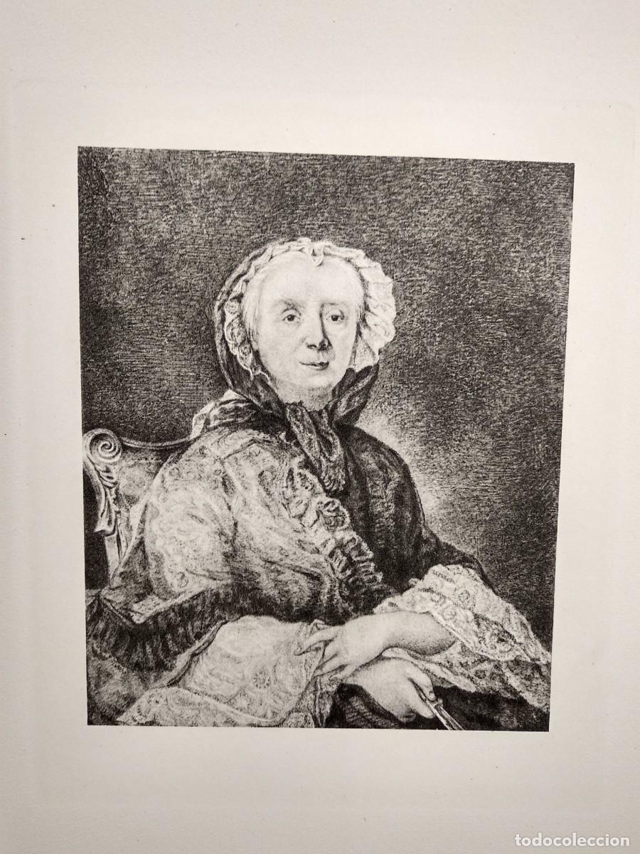 Arte: Retrato de Madame Geoffrin de Guyard, Colecci&oacute;n David Weill. 1928.