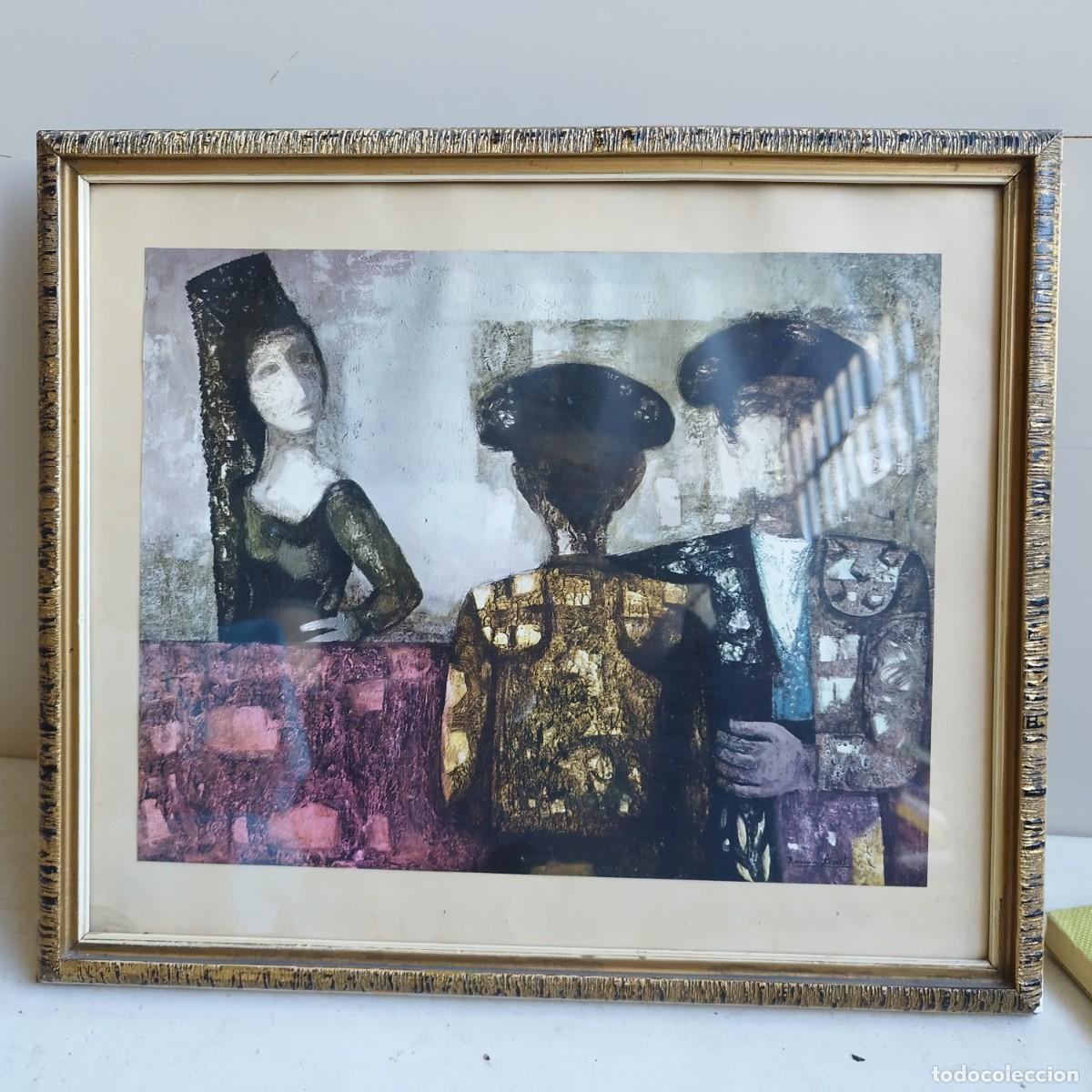 Arte: LAMINA CON MARCO Y CRISTAL - Foto 2